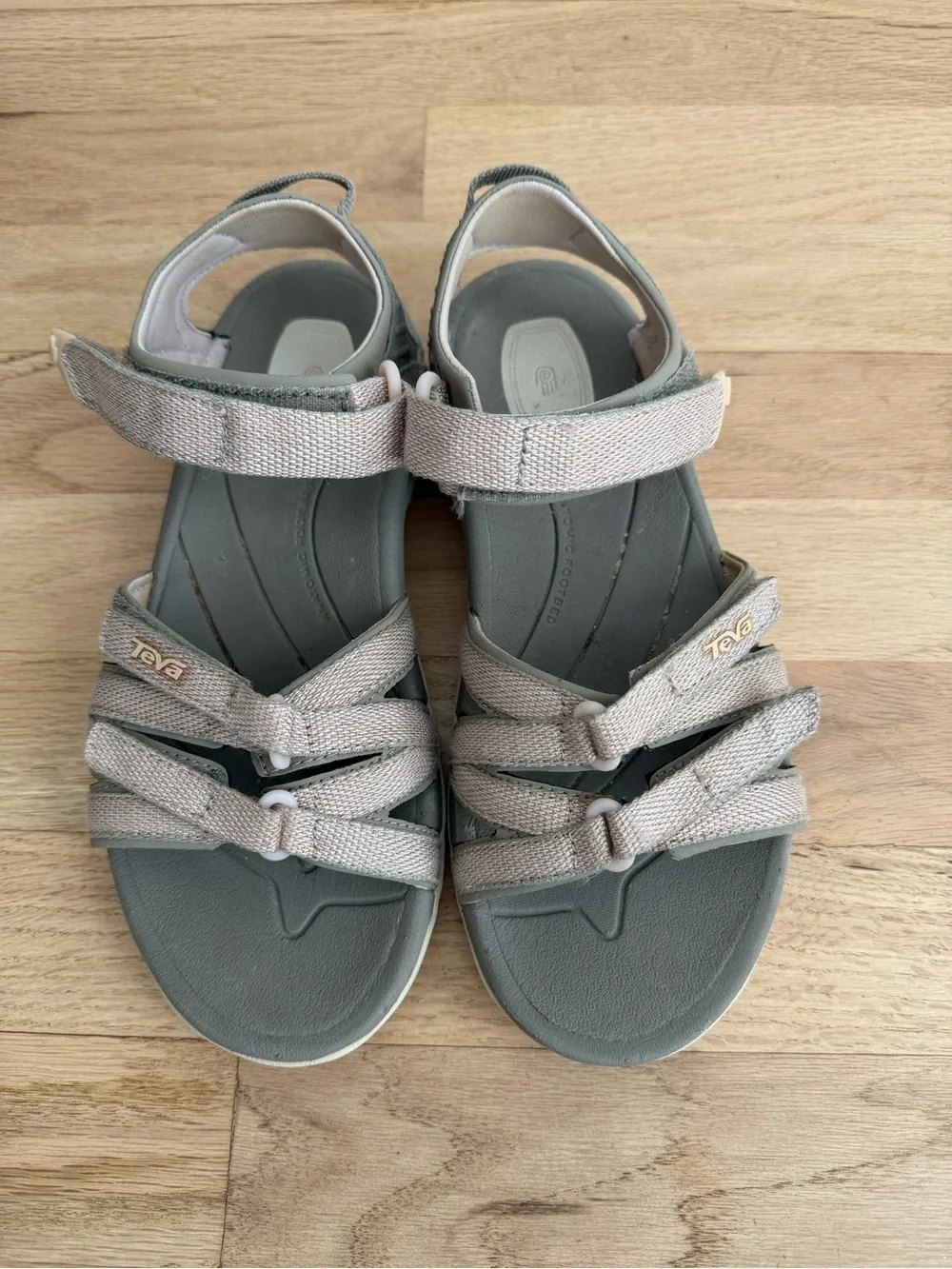 Teva Tirra Sandals Rose Gold Size 6